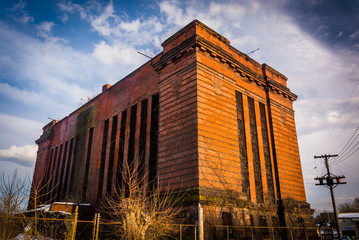 Fototapeta na wymiar Abandoned building in York, Pennsylvania.