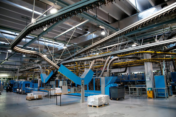 Conveyor belt for newspapers