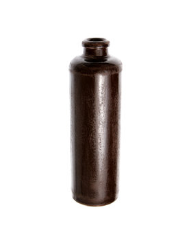 bottle vintage ceramic isolated