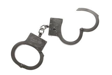 cuffs crime law security jail - obrazy, fototapety, plakaty
