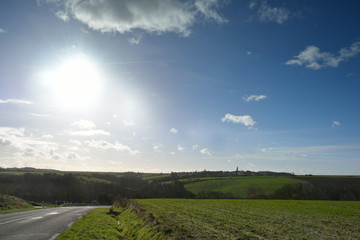 Fototapeta premium route de campagne