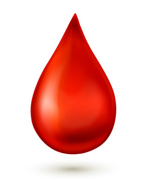 Blood drop. Vector illustration