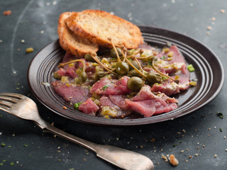 Beef carpaccio