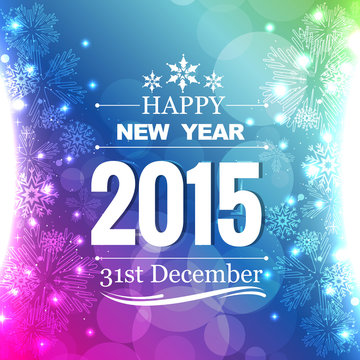 2015 design with snowflakes