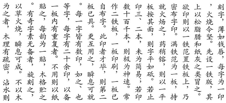 Chinese Script Pattern