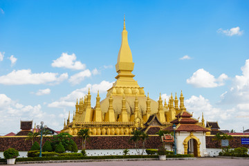 Pha That Luang stupa in Vientiane