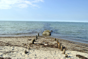 Wasserweg Spazierweg Strand