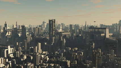 Future City - Late Afternoon