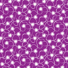 Fototapeta premium Seamless texture with heart