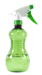 Green plastic spray