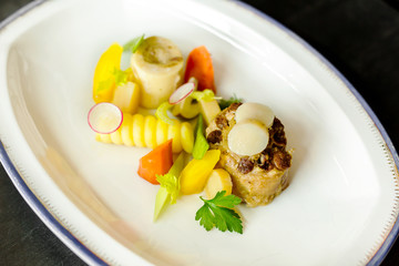 Delicious gourmet food