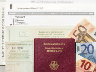 KFZ-Zulassungsdokumente 2. Version