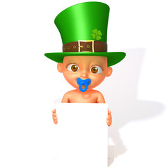 Baby Jake St. Patrick’s Day with white panel
