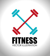 Fitness design, vector illustration.