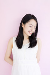 Fototapeta premium 笑顔の女性