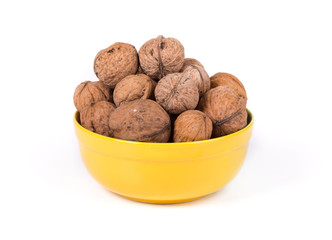 walnuts bunch in bowl