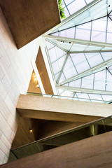 Modern architecture in the East Building of the National Gallery