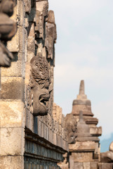 Fototapeta na wymiar Borobudur temple, Yogjakarta, Indonesia