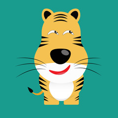 tricky bengal tiger gartoon character