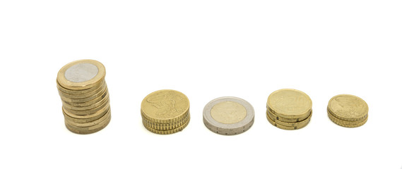 Euro coins