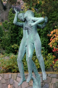 The Sisters sculpture in Millesgarden, Stockholm