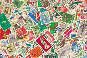 Fototapeta na wymiar Briefmarken