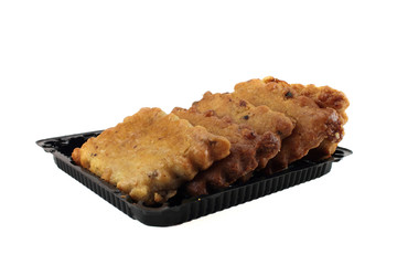 Baking in the package. Isolated object on white background.