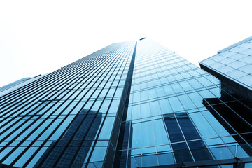 up looking the modern business office building exterior and sky