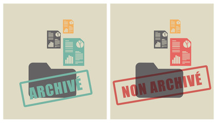 dossier archivé, non archivé