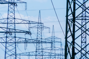 Stromasten einer Hochspannungsleitung