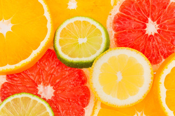 Fototapeta premium Orangenscheiben