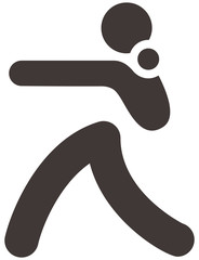 Shot put icon
