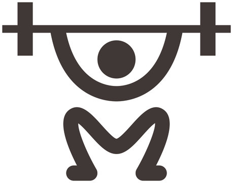 2439 - weightlifting icon