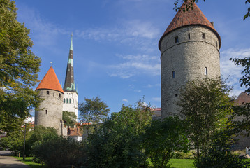 Towers of old Tallinn