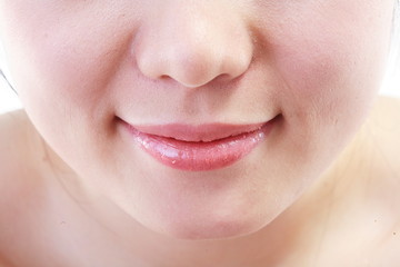 Obraz premium 화장하는 여성 얼굴 클로즈업