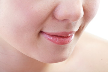 Obraz premium 화장하는 여성 얼굴 클로즈업