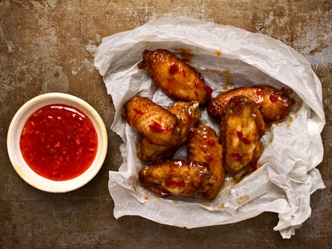 Rustic Roasted Buffalo Chicken Wing