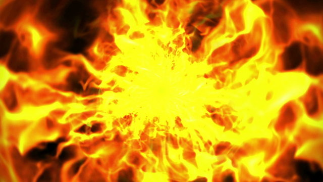 Explosion Flames with Alpha Channel