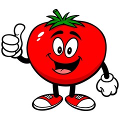 Tomato with Thumbs Up
