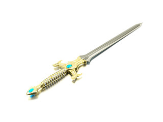 Fototapeta premium Fantasy golden sword