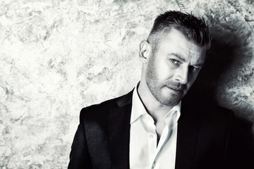 Fototapeta premium handsome mature man