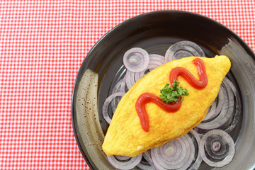 美味しそうなオムライス