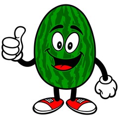 Watermelon with Thumbs Up