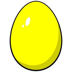 Yellow Easter Egg