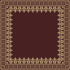 Floral Vector Pattern. Abstract Ornament