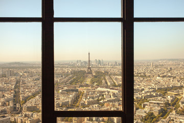Fototapeta na wymiar Paris, aerial view.