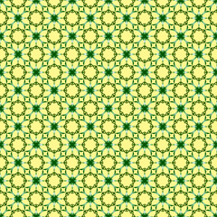 Green abstract seamless pattern