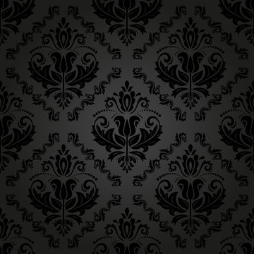 Damask Seamless Vector Pattern. Orient Background