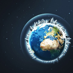 Earth is our home, environmental backgrounds. NASA imagery used