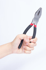 Pliers in hand